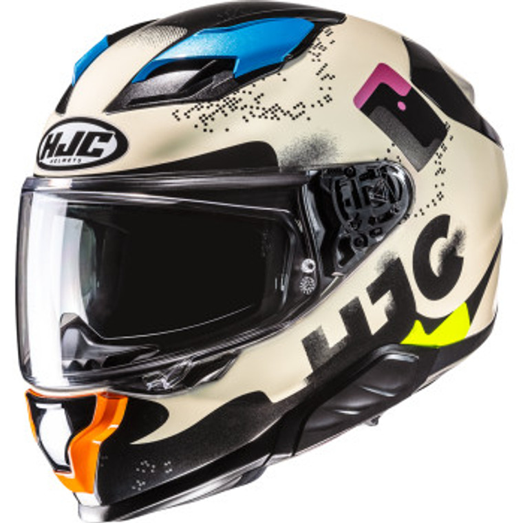 Hjc - Helmet F71 Faco Mc28 Lg - FA47NUS6A28V