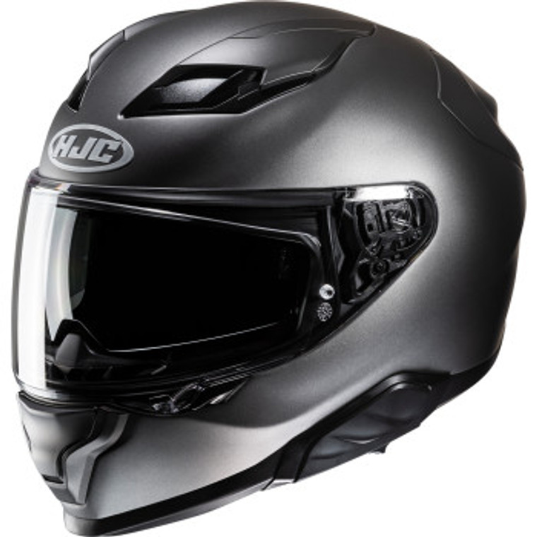Hjc - Helmet F71 Solid Sf Blk Titanium Md - FA47NUS5SBTV