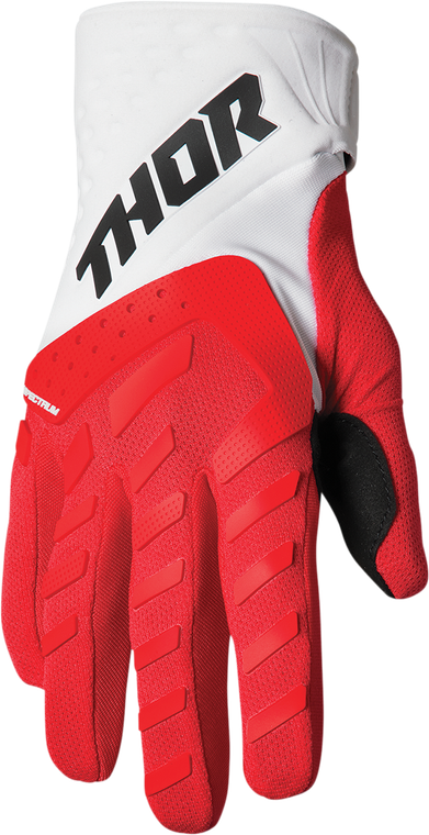 Thor - Spectrum Gloves - Red/White - Medium - Spectrum Gloves - 3330-6839