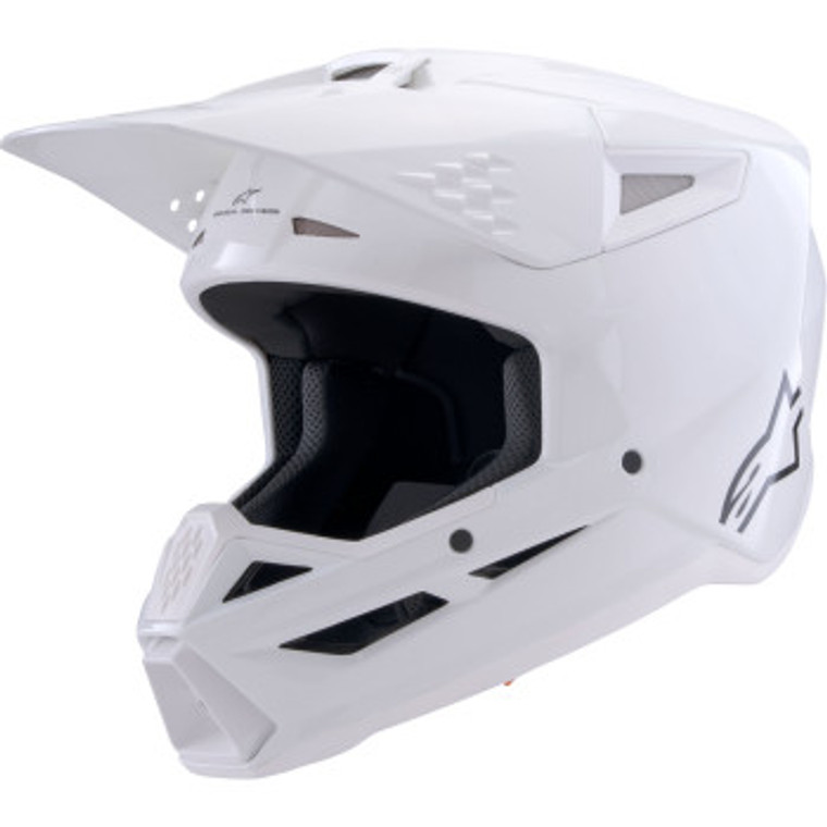 Alpinestars - Helmet Sm3 Solid White Glossy Ece06/dot L - 8300326-2180-L