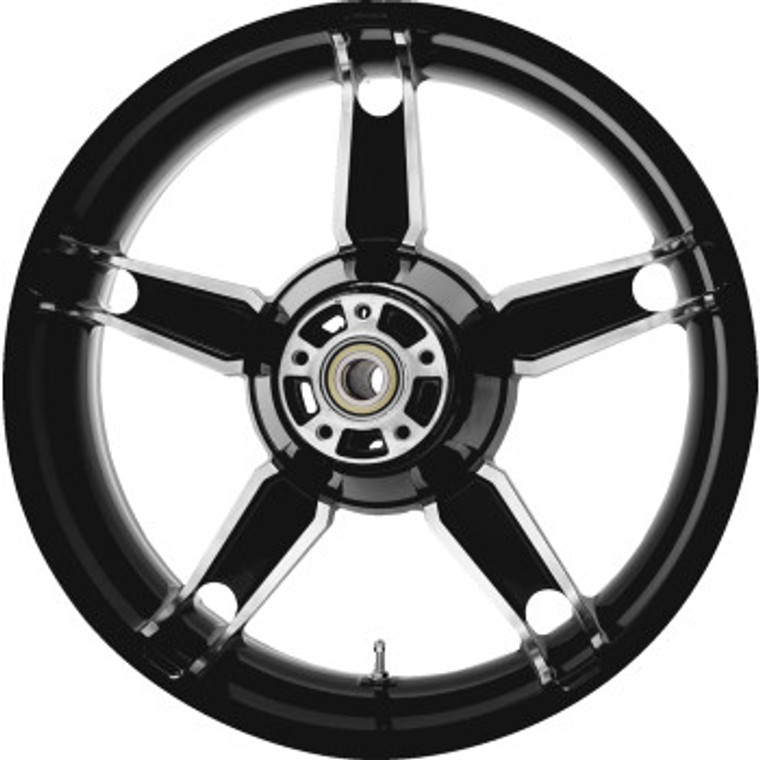 Coastal Moto - Wheel Rear Daytona Abs Single Disc (tpms) Blk Cut 18" - 3D-DAY185BC-ABST