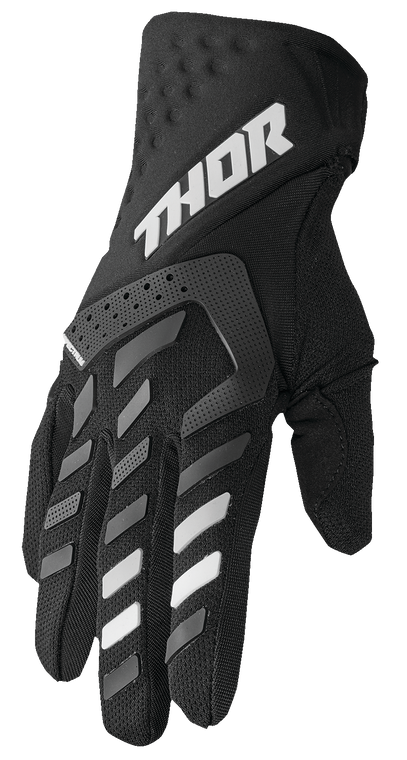 Thor - Women's Spectrum Gloves - Black/White - Medium - Women's Spectrum Gloves - 3331-0231