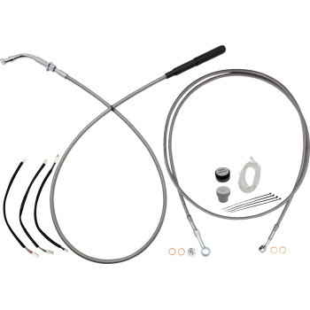 Fat Baggers Inc. - Ez Instl Kt Upper Cltch Cbl, Brk Ln, For 11" Hbar, Stnls - 249011-C