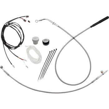 Fat Baggers Inc. - Ez Instl Kt Upper Cltch Cbl, Brk Ln, For 12" Hbar, Stnls - 119012-C