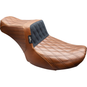 Le Pera - Seat Tailwhip Double Diam Brown/blk 2024-touring - LV-587TDV01