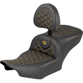 Saddlemen - Seat Roadsofa Sr Br Gld Stitch - 823-07-210B7