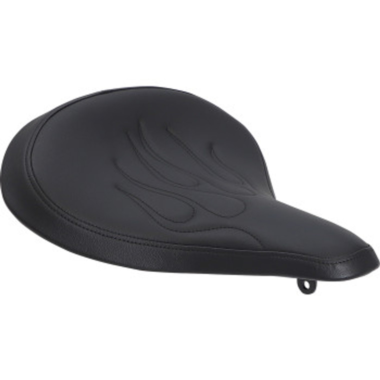 Drag Specialties Seats - Seat Solo Lg Vinyl Flm Bk -