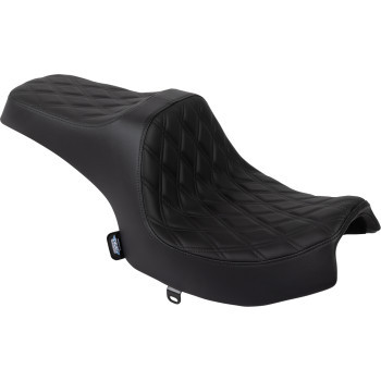 Drag Specialties Seats - Seat Predator3 Fwp 2up Blk Dd Stitch Solar Challenger 20-25 -
