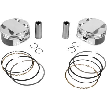Je Pistons - Piston Kit Hd M8 114 4.080 Bore 4.375 Stroke 11.5:1 - 398728