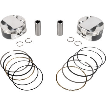 Je Pistons - Piston Kit Hd M8 108 4.020 Bore 4.500 Stroke 12:1 - 398759
