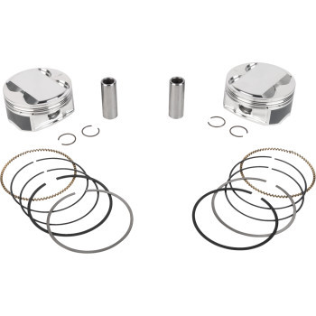 Je Pistons - Piston Kit Hd M8 121 4.080 Bore 4.625 Stroke 12.0:1 - 400179