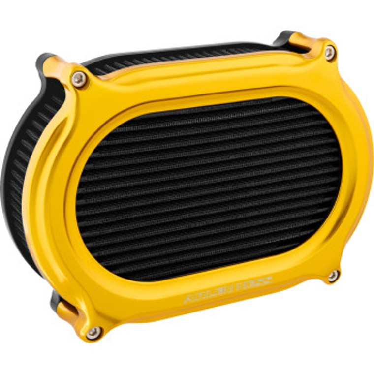 Arlen Ness - Air Cleaner Stage Ii Oval Gold - 600-177
