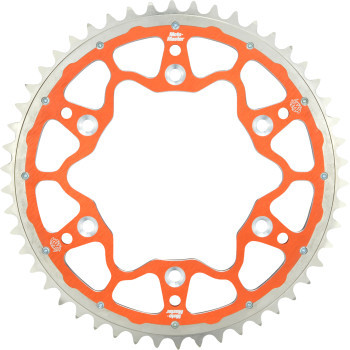 Moto-master - Fusion Series Dual Ring Sprocket (orange, 420-48t) Hus, Ktm - 620273548