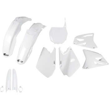 Ufo - Body Kit Suzuki Rm125/250 03-08 White - SUKIT402F@041