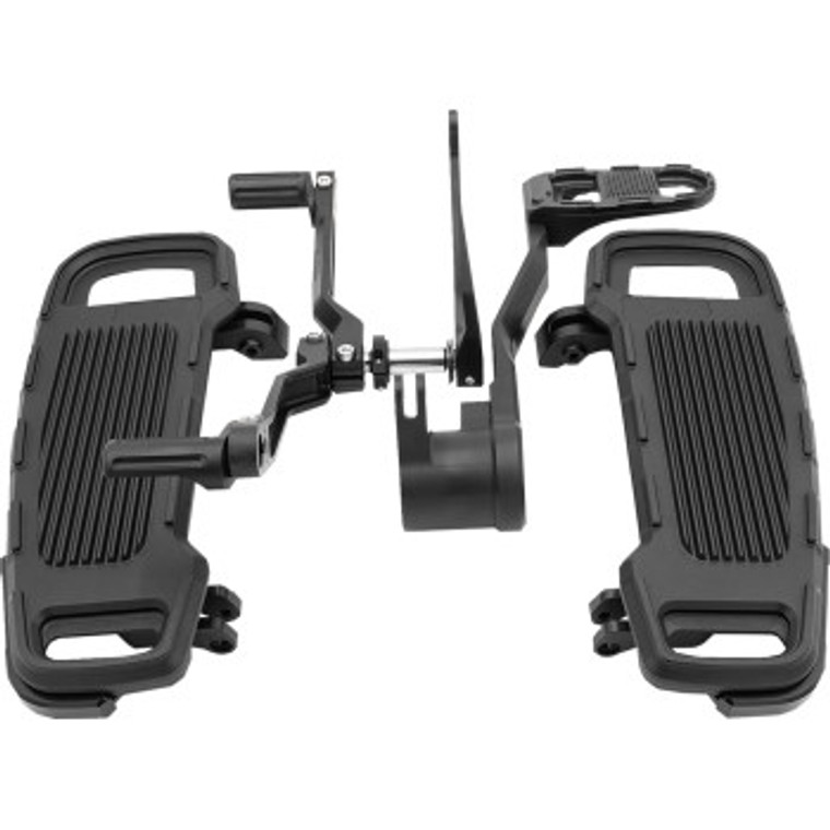 Drag Specialties - Floorboard Compl Kit Adjustable Black -