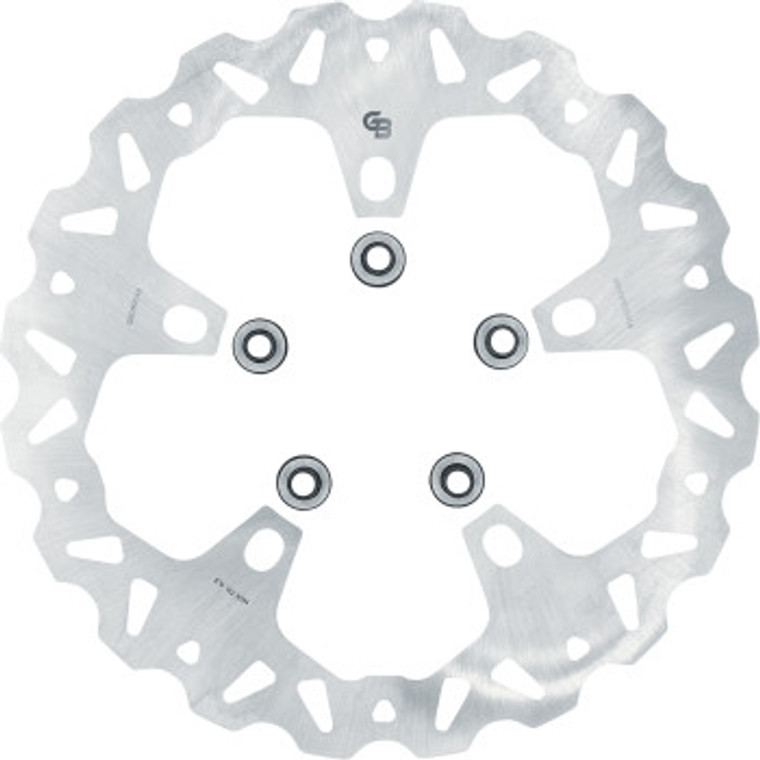 Gbrakes - Brake Rotor Front 12.5" Wave Solid Mount - GBD9004X