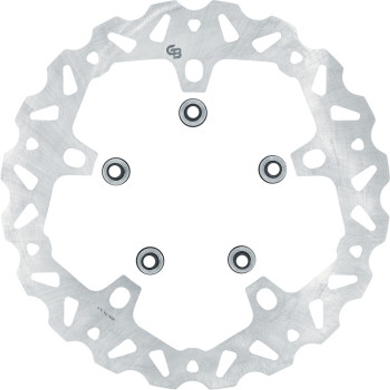Gbrakes - Brake Rotor Front 12.5" Wave Solid Mount - GBD9015X