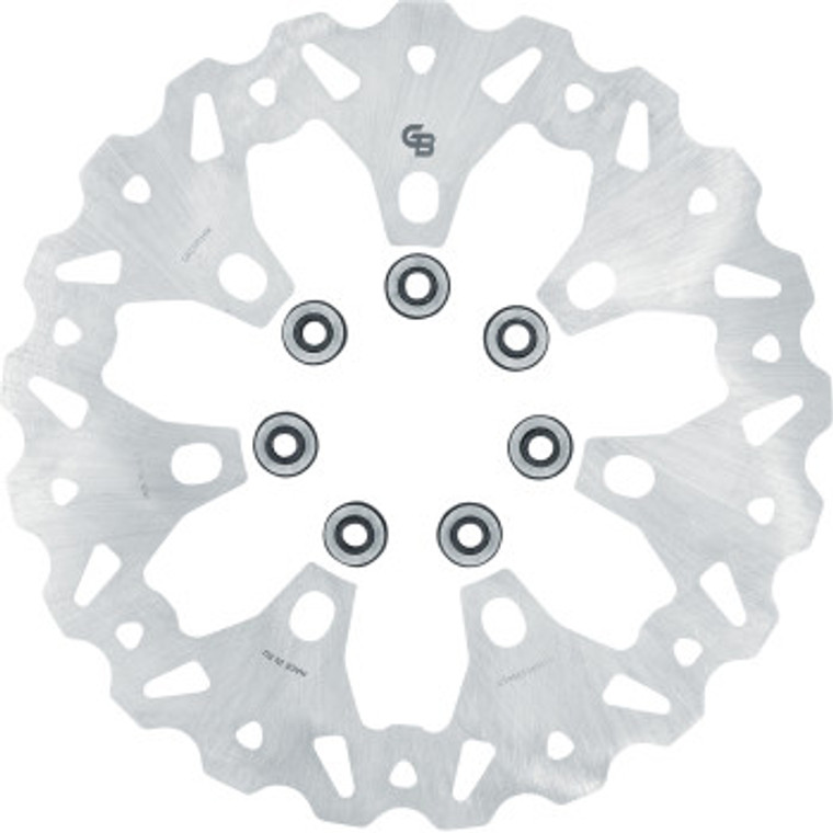 Gbrakes - Brake Rotor Front Wave Semi Floating - GBD9016X