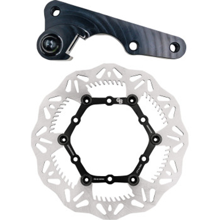 Gbrakes - Brake Rotor Kit 270mm Floating Wave Rotor + Bracket - GBDOS4