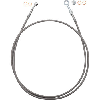 Fat Baggers Inc. - Ez Install Brake Line Full Length 69" Stnl Braid - 100069