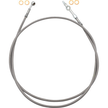 Fat Baggers Inc. - Ez Install Brake Line Full Length 65" Stnl Braid - 120065