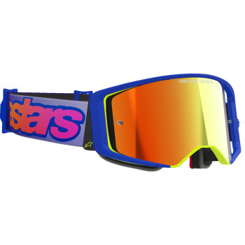 Alpinestars Goggles - Goggle Supertech Vista Blue/ylw/pur Mirror-red - 5100226-7285