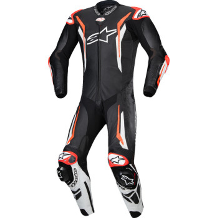 Alpinestars - Suit Gp Tech V5 Blk/wht/red Fluo 58 - 3150226-1231-58