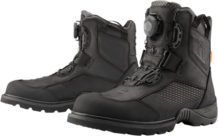Icon - Stormhawk Boots - Black - Size 10 - Stormhawk Boots - 3403-1154