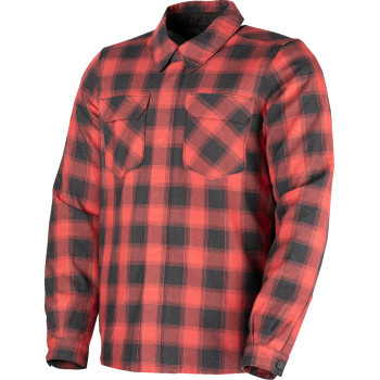 Icon - Jacket Fallblock Flannel Red Lg -