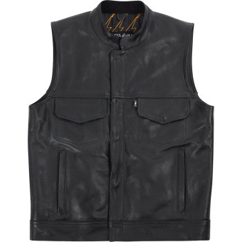 Thrashin Supply Co. - Vest Mulholland Leather Large - TMJ-14-10