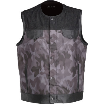 Z1r - Vest Tx Ngtfrcam Bk/gy Lg -
