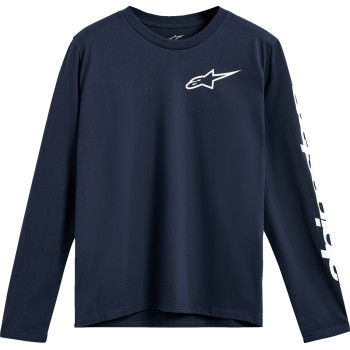 Alpinestars - Tee Ls Csf Trackside Navy Xl - 1235-74100-70-XL