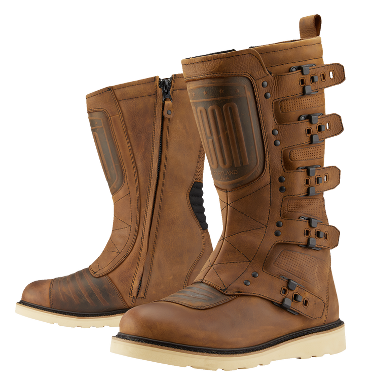 Icon - Elsinore 2 CE Boots - Brown - Size 8 - Elsinore 2 Boots - 3403-1221