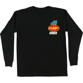 Fmf - Tee Long Sleeve America First Black Md - HO25119901BLKMD