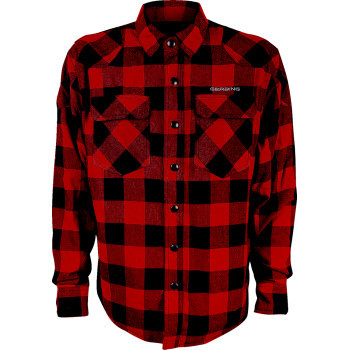 Gerbing Heated Clothing - Shirt Flannel 7v Red/black Xl - GER7VFS-RB-XL