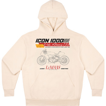 Icon - Hoodie Always Something Ivory Lg -