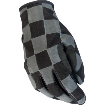Z1r - Glove Reflective Checkers Black Md -