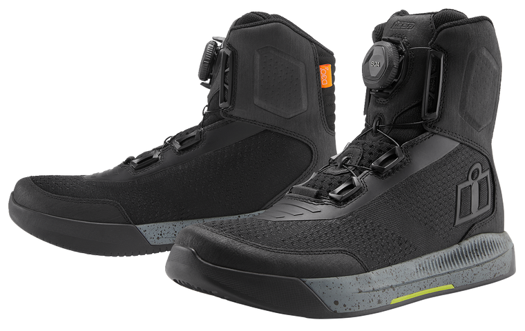 Icon - Overlord Boots - Black - Size 9.5 - Overlord Boots - 3403-1260