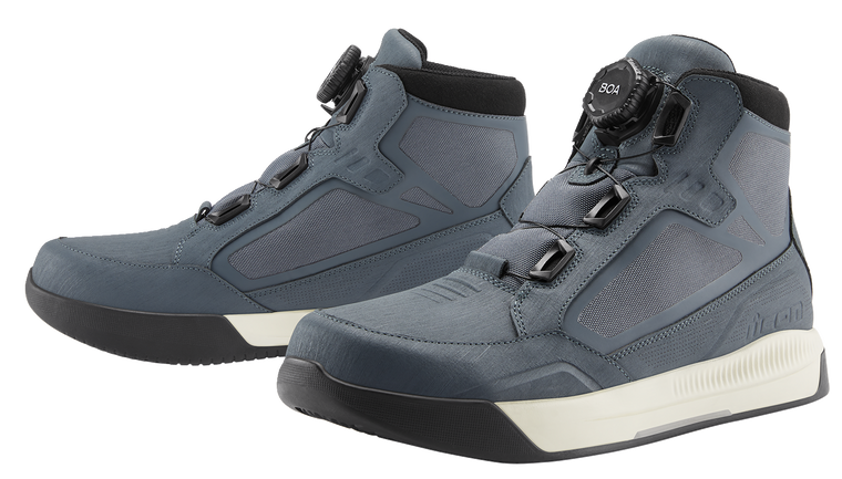 Icon - Patrol 3 Waterproof Boots - Grey - Size 8.5 - Patrol 3 Waterproof Boots - 3403-1294