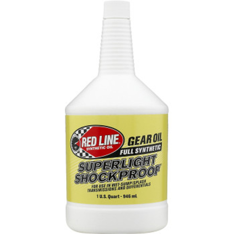 Red Line Synthetic Oil - Super Light Shockproof Gear Oil - 1q - 58504