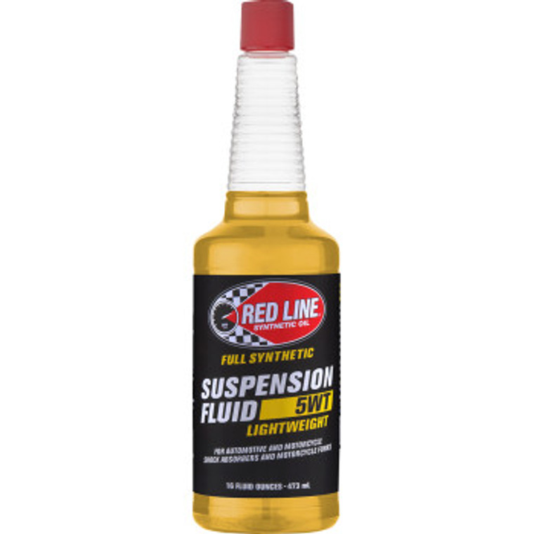 Red Line Synthetic Oil - Light Weight 5wt Suspension Fluid - 16oz - 91122
