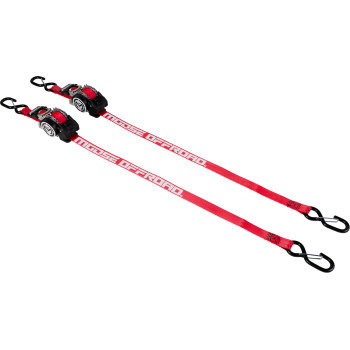 Moose Offroad - Tie Down 1"x10' Retractable Ratchet Red Mse - 3920-0551