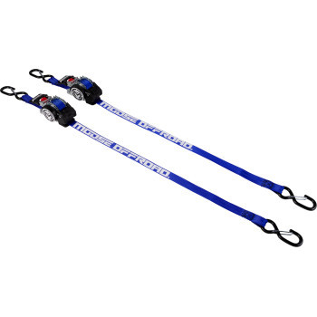 Moose Offroad - Tie Down 1"x10' Retractable Ratchet Blue Mse - 3920-0552