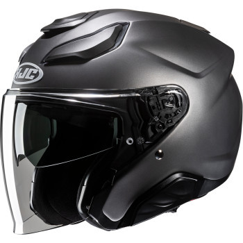 Hjc - Helmet F31 Solid Sf Titanium Md - JA21NUS5SFTV
