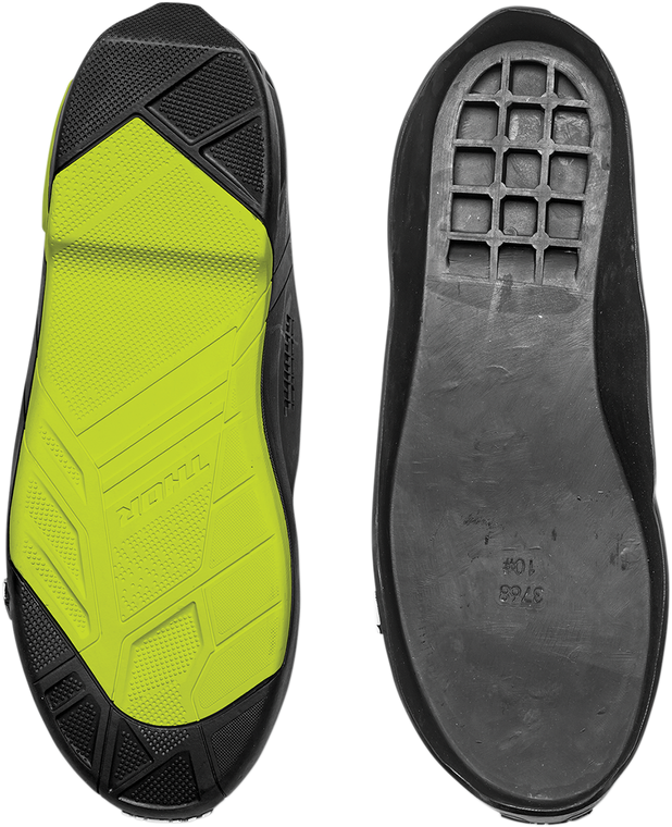 Thor - Radial Boots Replacement Outsoles - Black/Yellow Fluorescent - Size 7-8 - Radial Boots Replacement Outsoles - 3430-0901
