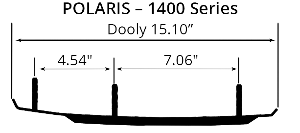 Woodys - Dooly 4" Carbide Runner - DP4-1400