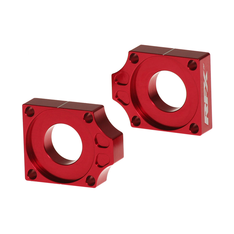 Rfx - Rear Axle Blocks Red Hon - FXAB 10300 99RD