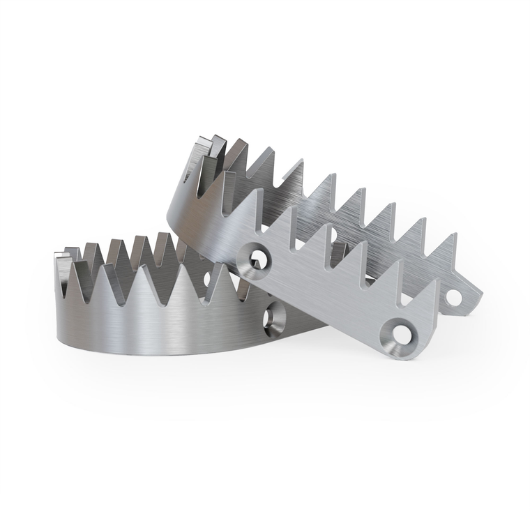 Rfx - Footpeg Replacement Plates Titanium Plates And Screws - FXFR 90100 99TA