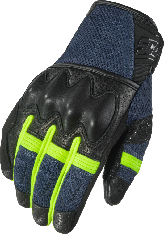 Scorpion Exo - Cool Hand Pro Gloves Dark Blue/hi-viz Xl - G68-966