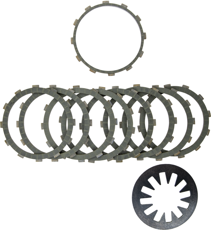 Harddrive - Aramid Clutch Friction Set With Hd Diaphram Spring - HDC7009